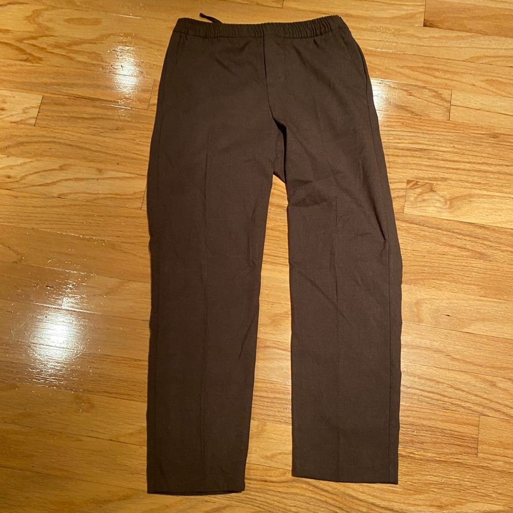 H&M mens comfy brown dress/suit pants